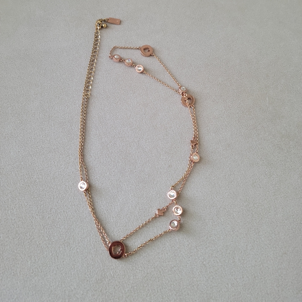 Kate Spade Rose Gold Necklace